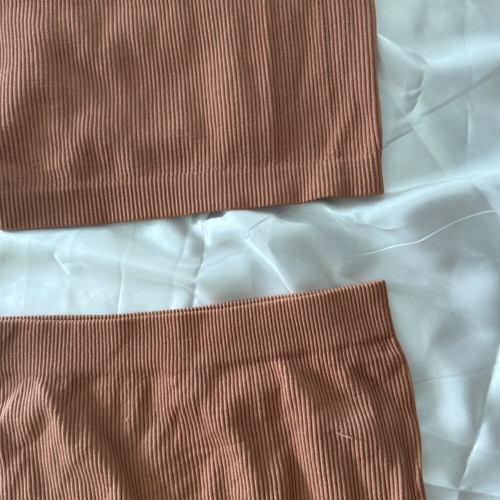 Zara Basic Two-Piece Ribbed Set - image 4